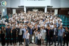 The Climate Change Commission highlights the vital role of youth in climate action during a seminar held at the University of the Philippines Los Baños as part of Climate Change Consciousness Week. (CCC Photo)